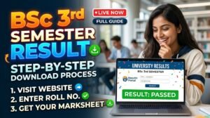 Bsc 3rd semester Result 2026