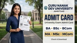 GNDU Admit Card 2026
