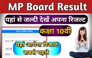 MP Board Result Class 10th, (एमपी बोर्ड 10वीं रिजल्ट 2024) Result चेक करें - Dkstudy.in