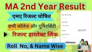 MA 2nd year Result 2026