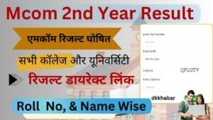 MCom 2nd Year Result 2026