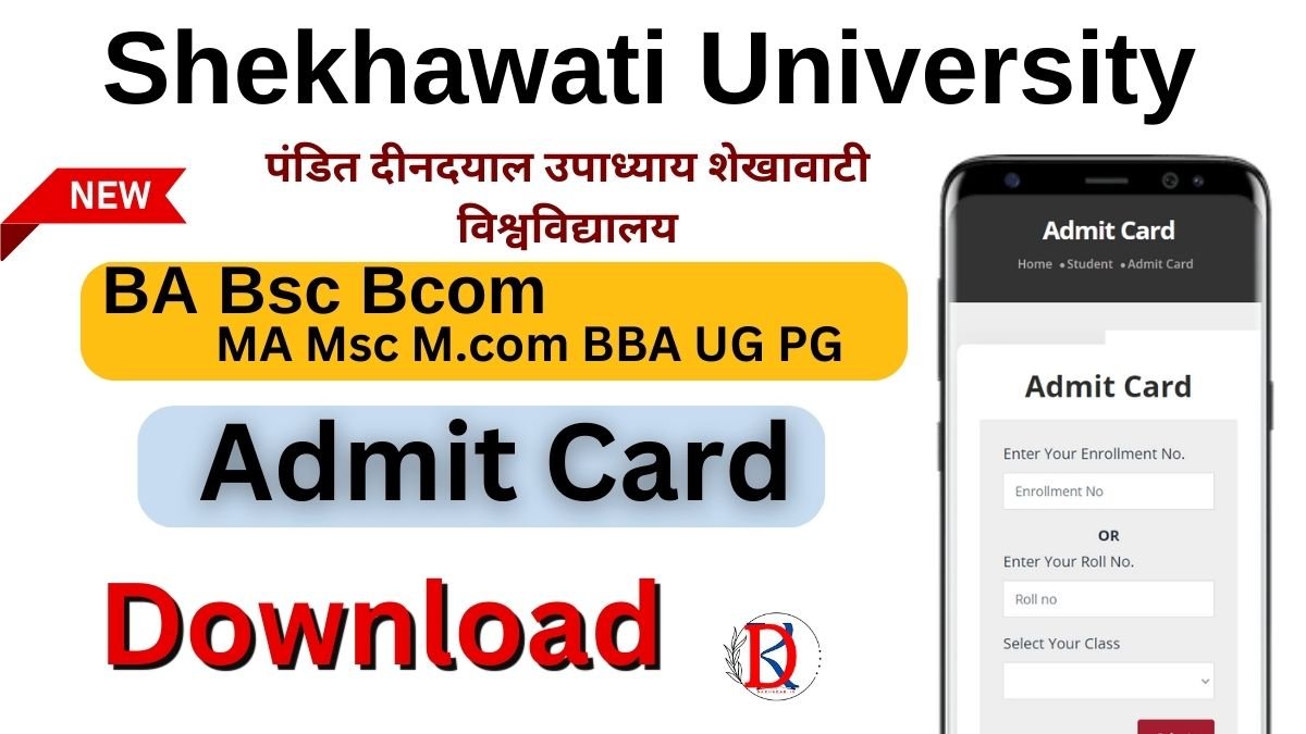 Shekhawati University Admit Card 2026