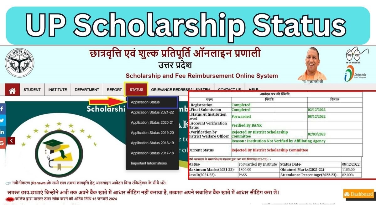 UP Scholarship Status 2026