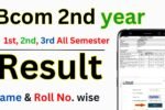Bcom 2nd year Result