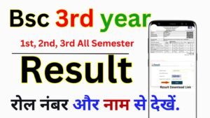 BSc 3rd Year Result 2026 Released