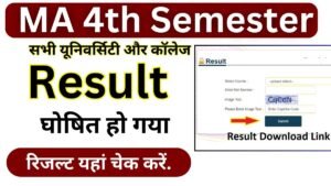 MA 4th Semester Result 2026