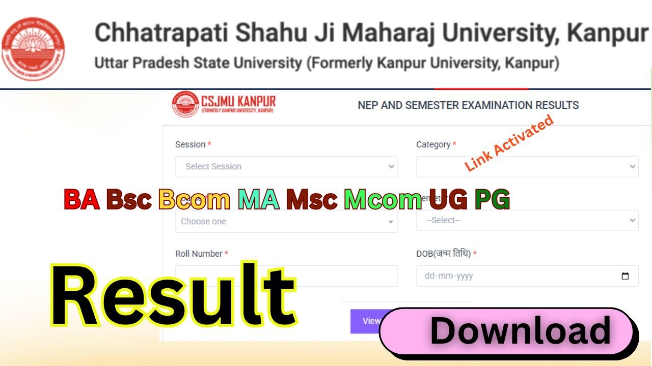 CSJM University Result 2026