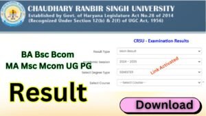 CRSU Result 2026 