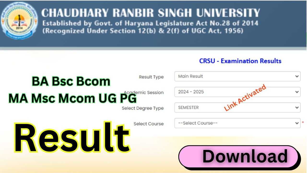 CRSU Result 2026