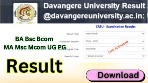 Davangere University Result 2026