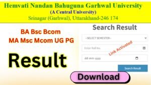HNBGU Result 2026