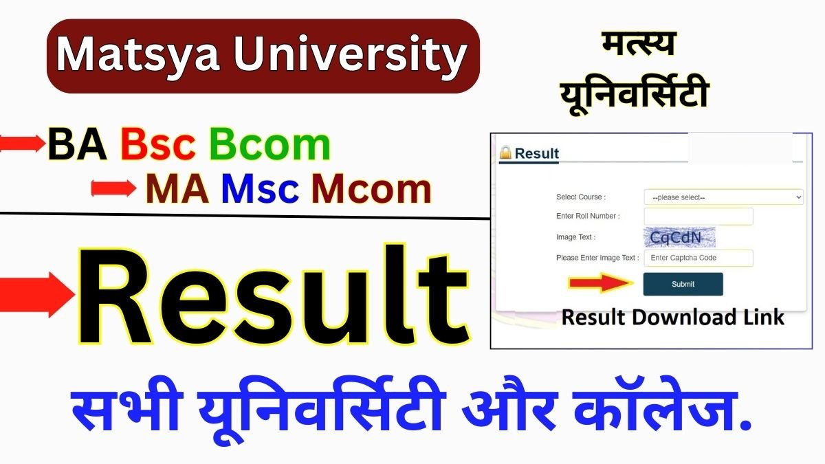 Matsya University Result 2026