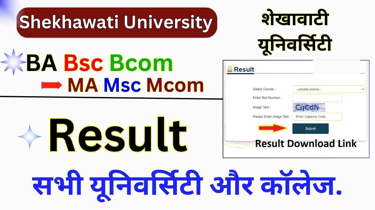 Shekhawati University Result 2026