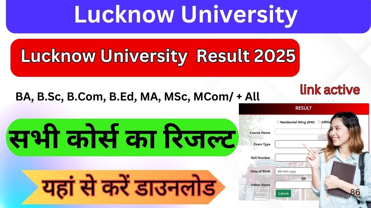 Lucknow University Result 2026