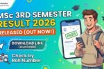 Msc 3rd semester Result 2026