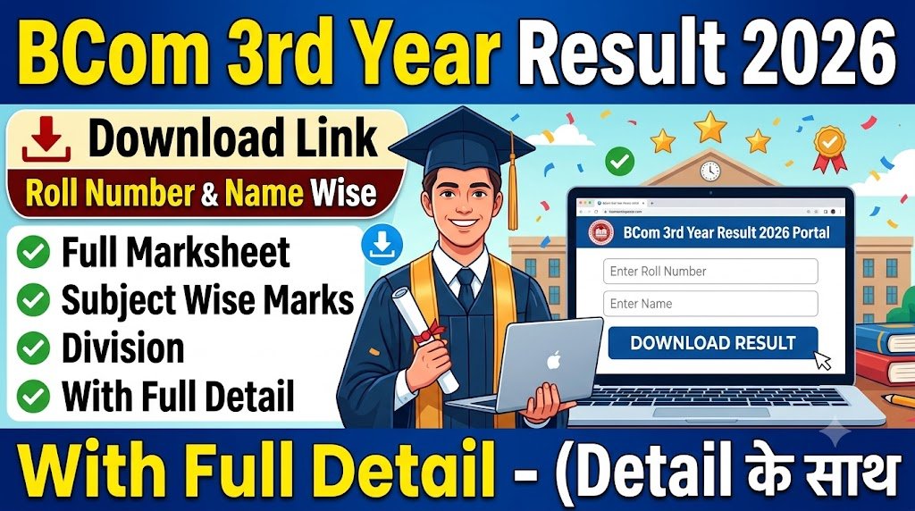 BCom 3rd Year Result 2026