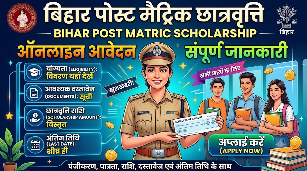 Bihar Post Matric Scholarship 2026