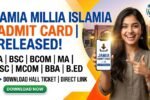 JMI Admit Card 2026