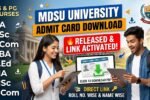 MDSU University Admit Card 2026
