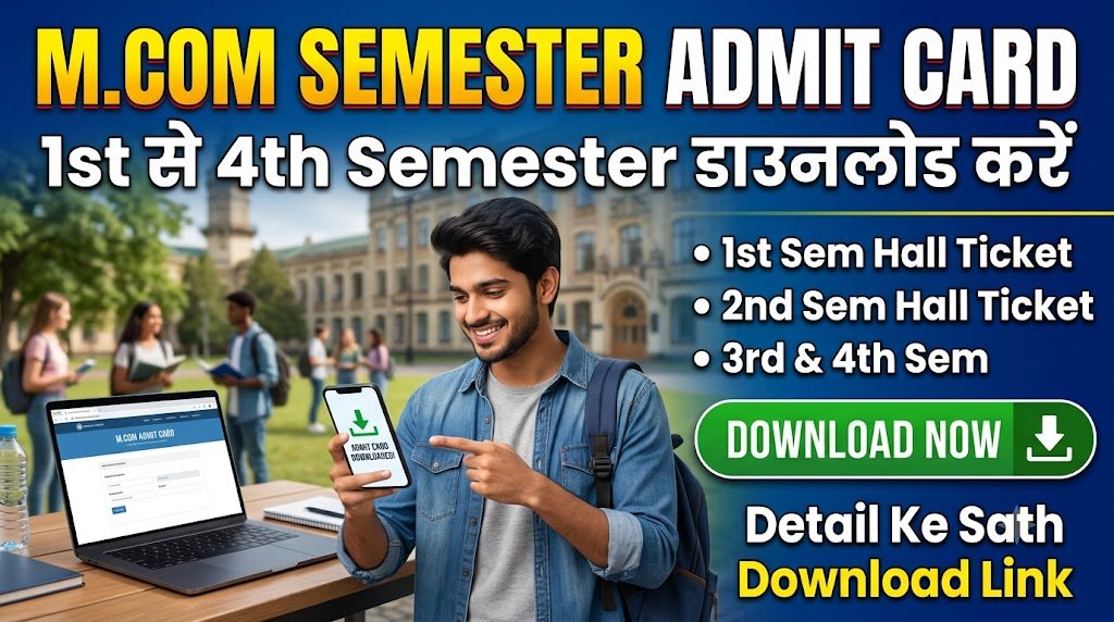 M.Com Semester Result 2026