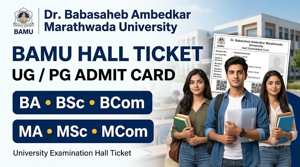 BAMU Hall Ticket 2026