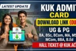KUK Admit Card 2026