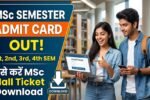 MSC Semester Admit Card 2026