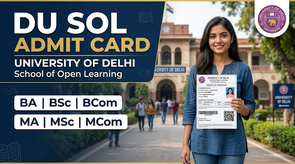 DU SOL University Admit Card 2026